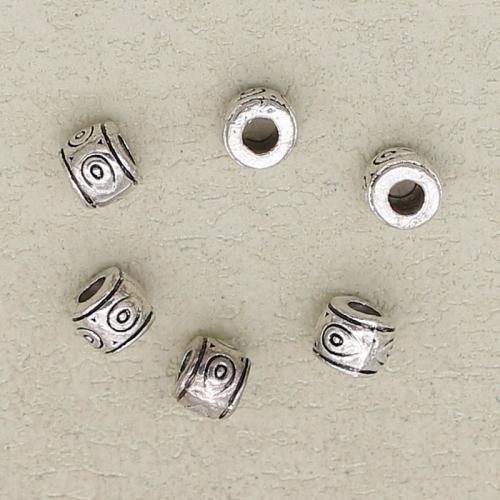 Perles intercalaires en alliage de zinc, Placage de couleur argentée, DIY, argent Environ 3mm, Vendu par PC[