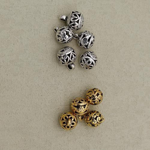 Pendentifs creux en alliage de zinc, Placage de couleur argentée, DIY & modèles différents pour le choix, argent, Vendu par PC