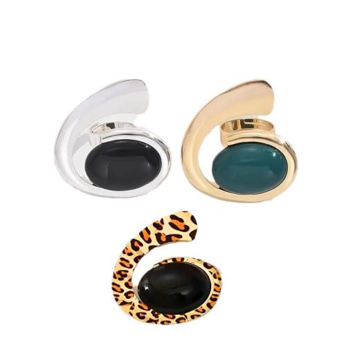 Zinc Alloy Finger Ring, with Synthetic Turquoise, fashion jewelry & for woman & hollow 