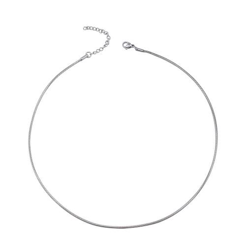 Titanium Steel Necklace, plated, Unisex & snake chain 