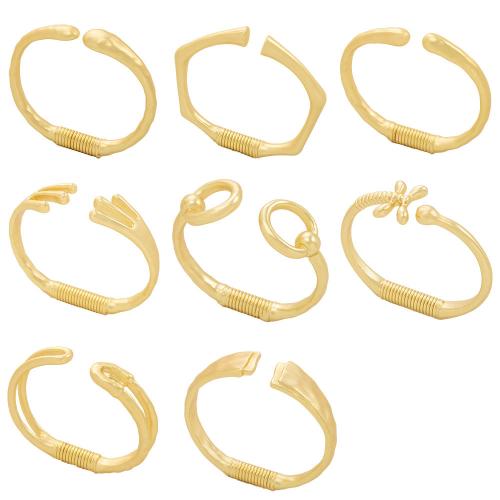 Zink Legierung Stulpe-Armband, Zinklegierung, goldfarben plattiert, Einstellbar & Modeschmuck & verschiedene Größen vorhanden & für Frau, keine, verkauft von PC