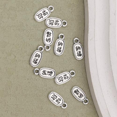 Bijoux pendentifs en Zinc alliage , alliage de zinc, Placage de couleur argentée, DIY, argent Vendu par PC