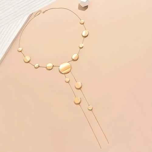 Chaîne en alliage de zinc de fer Collier Pull, bijoux de mode & pour femme, Vendu par PC[