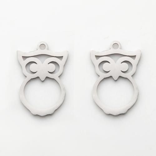 Pendentifs d'animaux en acier inoxydable , 201 acier inoxydable, Placage, DIY, plus de couleurs à choisir Vendu par PC