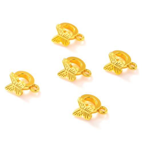 Perles de Bail en alliage de zinc , papillon, Placage, DIY, plus de couleurs à choisir Environ Vendu par sac