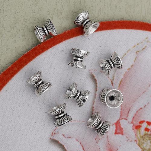 Perles en alliage zinc, alliage de zinc, Placage de couleur argentée, DIY, argent Environ 1.5mm, Vendu par PC