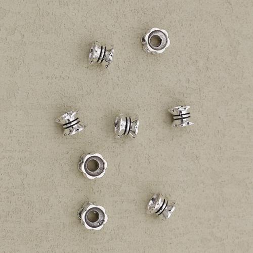 Perles en alliage zinc, alliage de zinc, Placage de couleur argentée, DIY, argent Environ 2.5mm, Vendu par PC