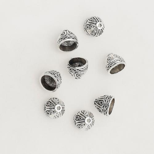 Perles en alliage zinc, alliage de zinc, Placage de couleur argentée, DIY, argent Environ 1.5mm, Vendu par PC