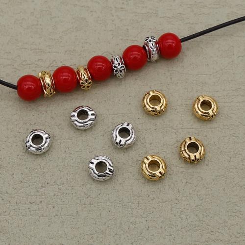 Perles intercalaires en alliage de zinc, Placage, DIY, plus de couleurs à choisir Environ 2.5mm, Vendu par PC