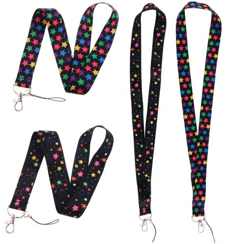 Terylene Mobile Phone Lanyard, Polyester, Star, Unisex Approx 17.7 Inch 