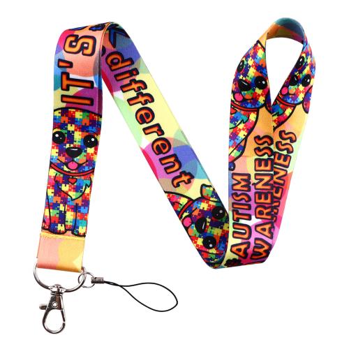 Terylene Mobile Phone Lanyard, Polyester, Unisex Approx 17.7 Inch 
