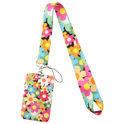 Porte-cartes avec cordon, Fibre de polyester, avec plastique, unisexe & modèles différents pour le choix, plus de couleurs à choisir, Lanyard length cm, Vendu par PC