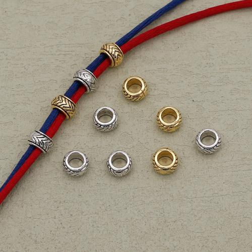 Perles intercalaires en alliage de zinc, Placage, DIY, plus de couleurs à choisir Environ 5mm, Vendu par PC[