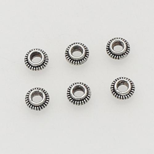 Perles intercalaires en alliage de zinc, Placage de couleur argentée, DIY & modèles différents pour le choix, argent, Vendu par PC[
