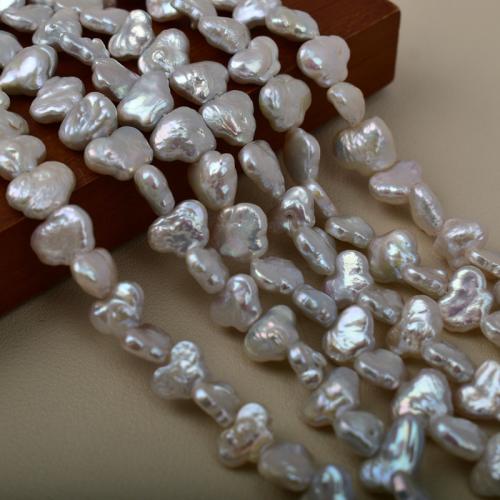 Perles nacres baroques de culture d'eau douce , perle d'eau douce cultivée, Irrégulière, DIY, gris, 12mm cm, Vendu par brin