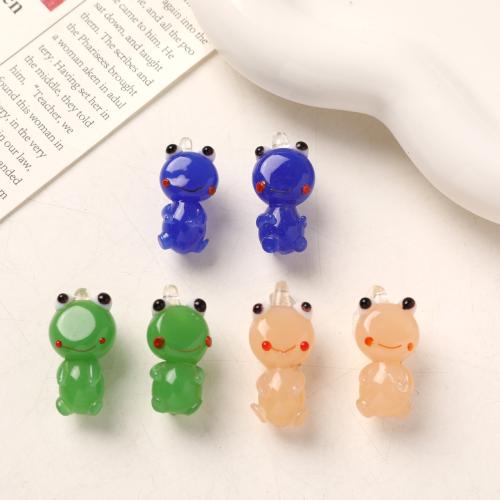 pendentif en verre , grenouille, DIY, plus de couleurs à choisir Vendu par PC