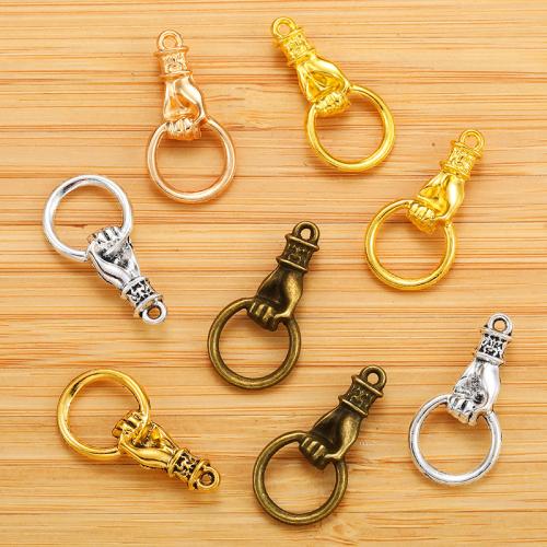 Bijoux pendentifs en Zinc alliage , alliage de zinc, main, Placage, DIY, plus de couleurs à choisir Vendu par PC