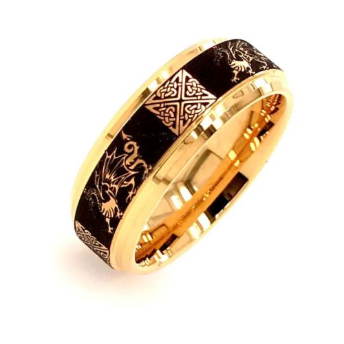 Anillos de Acero Inoxidable, Acero inoxidable 201, chapado, Joyería & diverso tamaño para la opción & para hombre, Vendido por UD