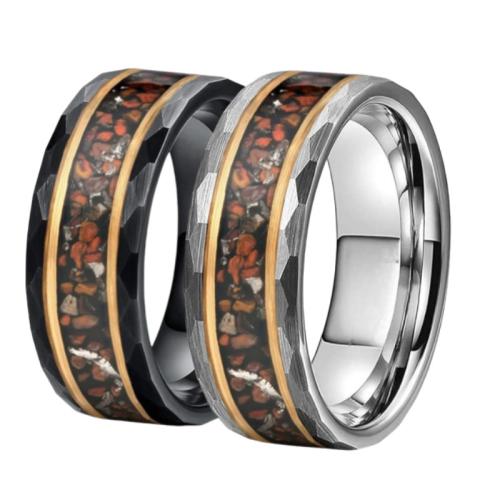 Anillos de Acero Inoxidable, Acero inoxidable 201, chapado, unisexo & diverso tamaño para la opción & pegamento de gota & calcomanía, más colores para la opción, Vendido por UD
