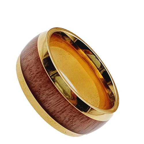 Anillos de Acero Inoxidable, Acero inoxidable 201, chapado, unisexo & diverso tamaño para la opción & pegamento de gota & calcomanía, dorado, Vendido por UD