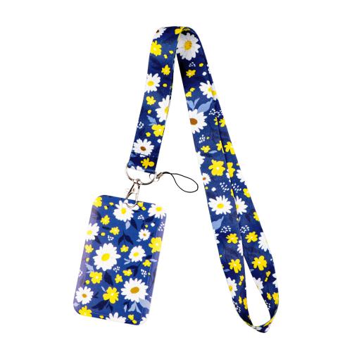 Porte-cartes avec cordon, Fibre de polyester, avec plastique, unisexe & modèles différents pour le choix, plus de couleurs à choisir, Vendu par PC