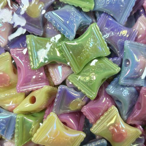 Gemischte Acryl Perlen Schmuck, Bonbons, DIY, keine, 21x17mm, verkauft von PC