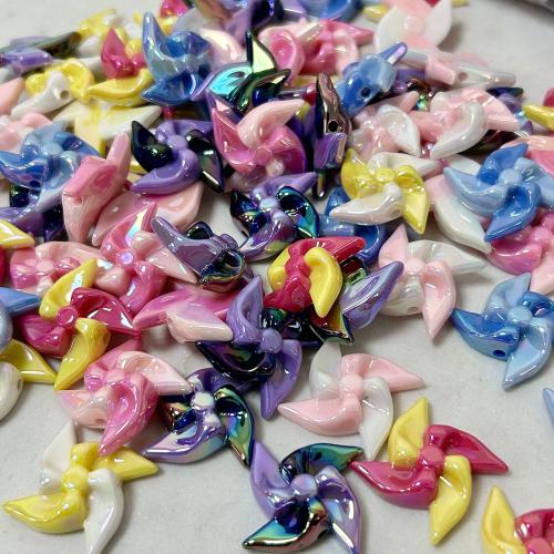 Gemischte Acryl Perlen Schmuck, Nadelrad, DIY, keine, 30mm, verkauft von PC