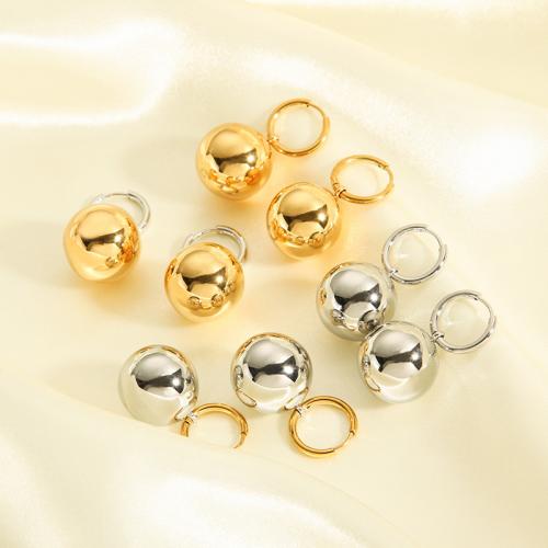 Stainless Steel Leverback Earring, 304 Stainless Steel, Vacuum Ion Plating, fashion jewelry & for woman 