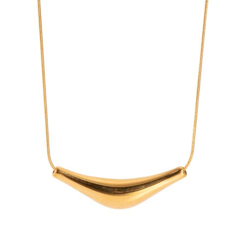 ステンレス鋼のジュエリーネックレス, 304ステンレススチール, とともに 5cm エクステンダチェーン, 真空イオンプレーティング, ファッションジュエリー & 女性用, 無色, 長さ:40 センチ, 売り手 パソコン