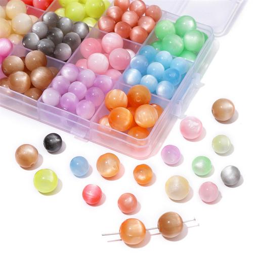 Perles de résine imitation de pierres précieuses, Rond, DIY & normes différentes pour le choix, plus de couleurs à choisir Vendu par sac