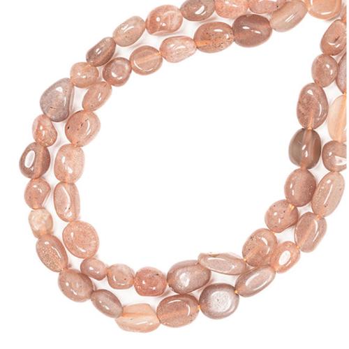 pierre du soleil goutte, pepite, DIY Environ 38 cm, Vendu par brin