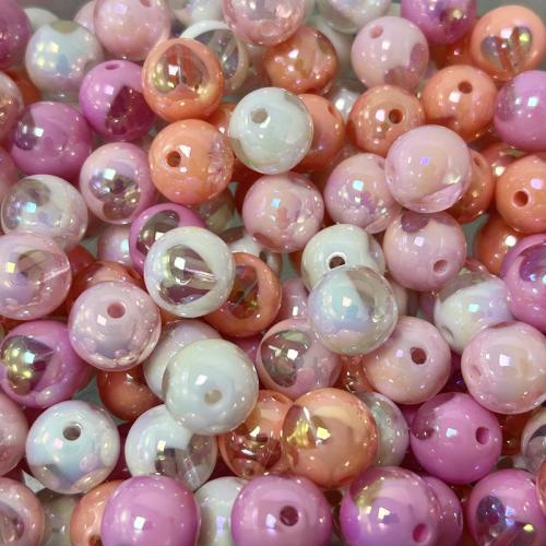 Gemischte Acryl Perlen Schmuck, rund, DIY, keine, 16mm, verkauft von PC