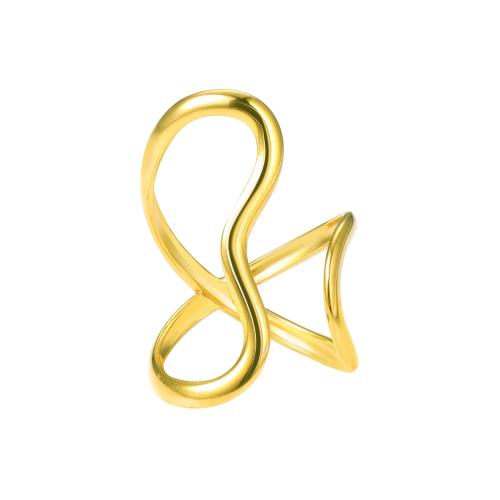 Bague en acier inoxydable, 201 acier inoxydable, Placage, bijoux de mode & pour femme & creux, plus de couleurs à choisir, Vendu par PC