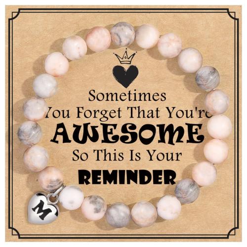 Jaspe de zèbre bracelet, avec Acier inoxydable 304, coeur, fait à la main, styles différents pour le choix & pour femme Environ 6-10 pouce, Vendu par PC