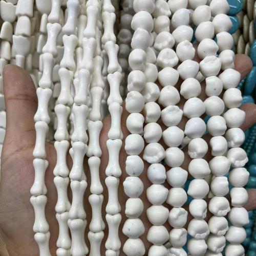 合成のターコイズ ビーズ, 合成トルコ石, DIY & 異なるスタイルを選択, 無色, 売り手 ストランド