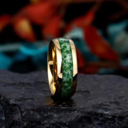 Bague en acier inoxydable, 201 acier inoxydable, Placage, unisexe & normes différentes pour le choix & autocollant époxyde, plus de couleurs à choisir, Vendu par PC