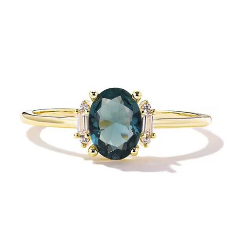 Circón cúbico anillo de dedo de latón, metal, diverso tamaño para la opción & micro arcilla de zirconia cúbica & para mujer, Vendido por UD