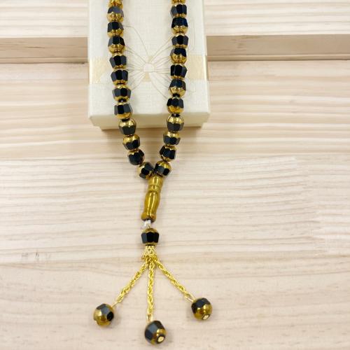 Glass Bracelet, with Zinc Alloy, folk style & Unisex beads length 10mm Approx 26 cm 