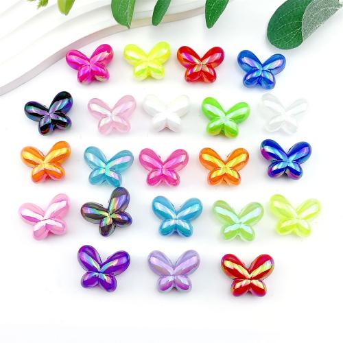 Mixed Acrylic Jewelry Beads, colorful plated, DIY Approx 