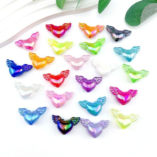 Mixed Acrylic Jewelry Beads, colorful plated, DIY Approx 
