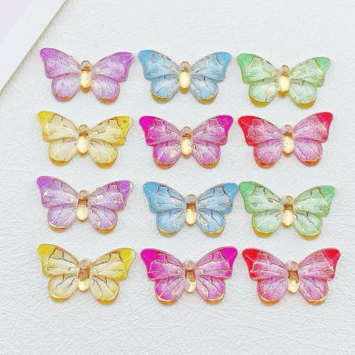 Pendentif bijoux acrylique, papillon, DIY, plus de couleurs à choisir Environ Vendu par sac