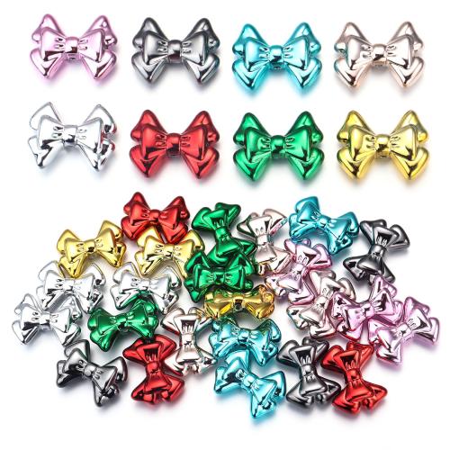 Mixed Acrylic Jewelry Beads, Bowknot, colorful plated, DIY Approx 2.4mm, Approx 