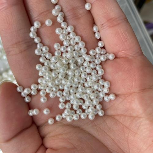 Бусины из ракушек с Южного моря, Shell Pearl, Круглая, DIY, белый, 3mm, продается PC[