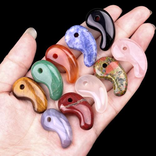Pendentifs pierres gemmes mixtes , Pierre naturelle, DIY & différents matériaux pour le choix, plus de couleurs à choisir Vendu par PC