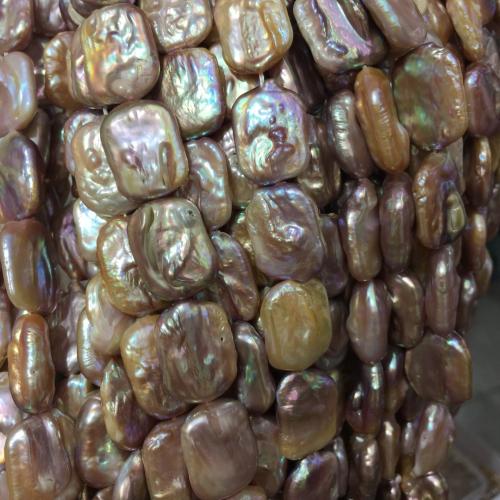 Perles nacres baroques de culture d'eau douce , perle d'eau douce cultivée, cadre, DIY, violet clair, About：20-22mm, Vendu par brin