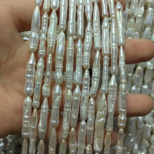 Perles nacres baroques de culture d'eau douce , perle d'eau douce cultivée, DIY, blanc, About：20-22MM, Vendu par brin