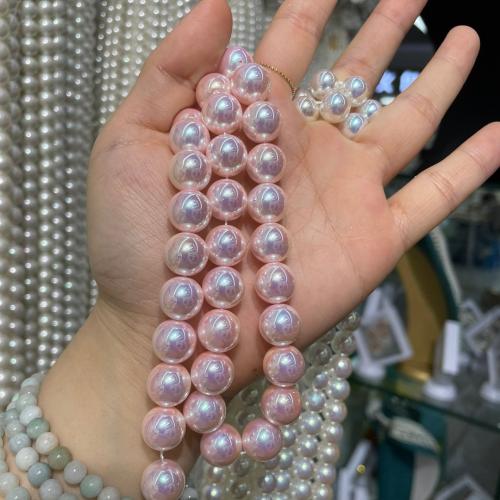 南の海シェルビーズ, シェルパール, ラウンド形, DIY, ライトピンク, 10mm, 売り手 ストランド