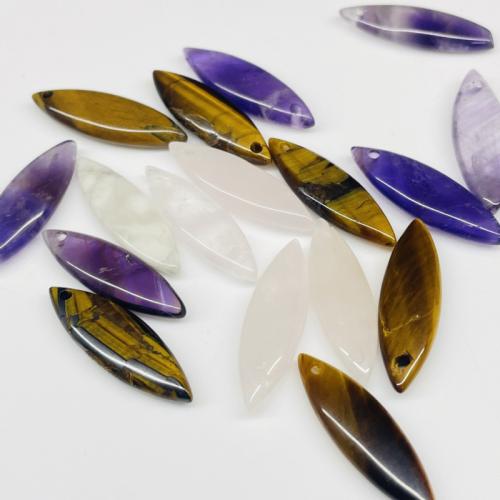 Pendentifs pierres gemmes mixtes , Pierre naturelle, oeil de cheval, DIY & différents matériaux pour le choix, plus de couleurs à choisir Vendu par PC