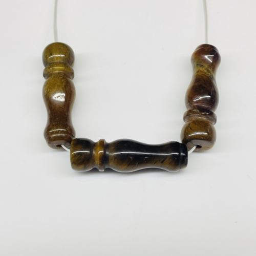 Perles d'Oeil de tigre, DIY, couleurs mélangées Vendu par PC
