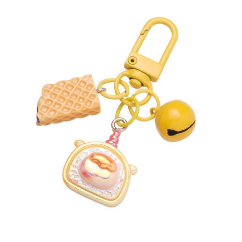 Acrylic Key Chain, Resin, with Zinc Alloy & Acrylic, cute & Unisex 